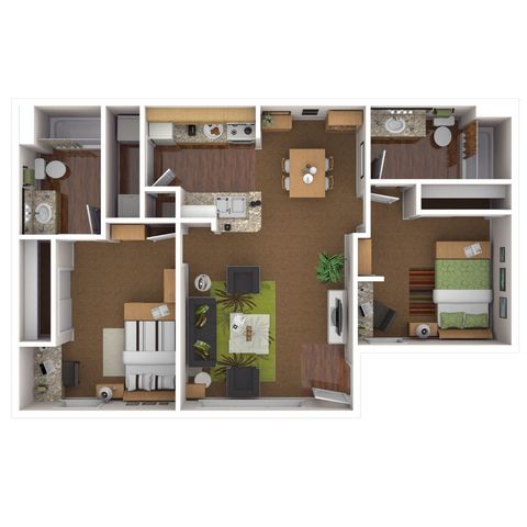2 Bed 2 Bath