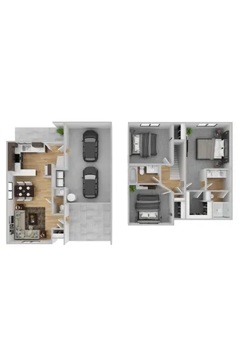 Trillium 3 Bedroom Floorplan