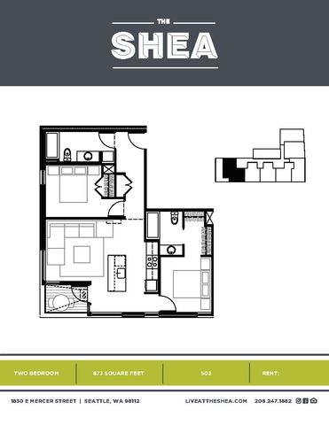 The Shea - 502 - Floorplan