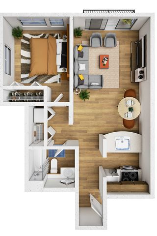 Madison Crossing - One Bedroom