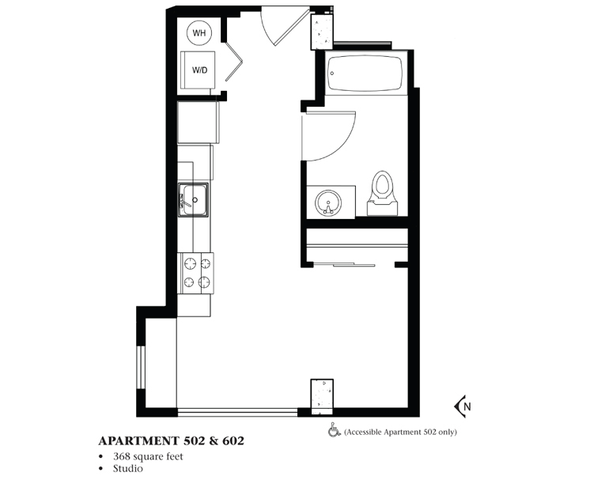 Russell Hall-Apartment 02-Floorplan