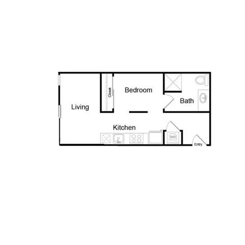 Zella - Studio - Floorplan