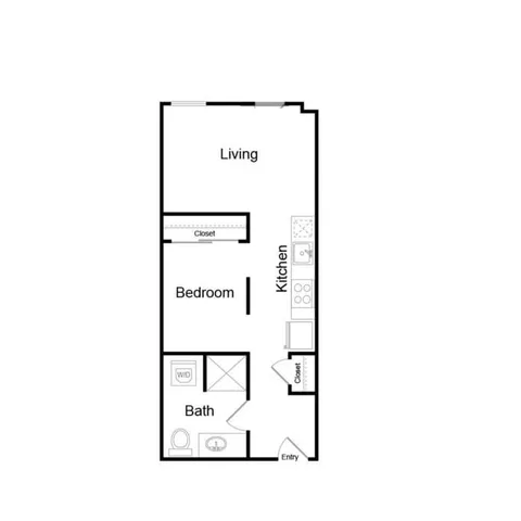 Zella - Open 1 - Floorplan