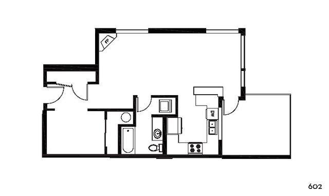 Flora Flats &ndash; Apartment 602 &ndash; Floorplan