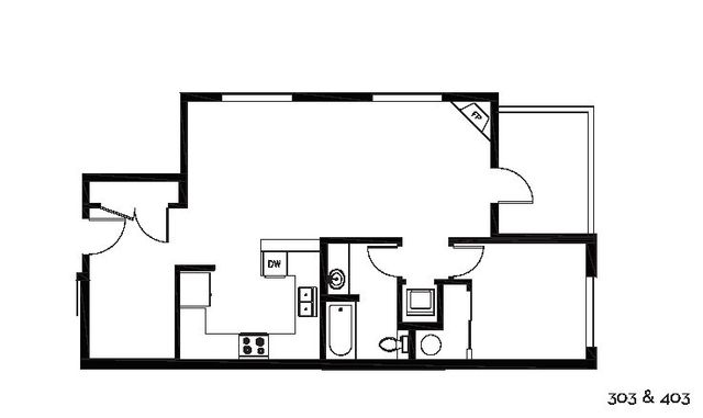 Flora Flats &ndash; Apartment 303 & 403 &ndash; Floorplan