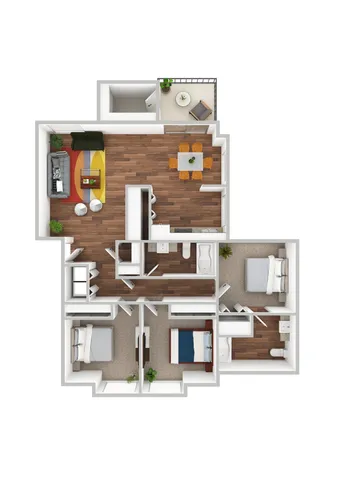 3 x 2 Floor Plan