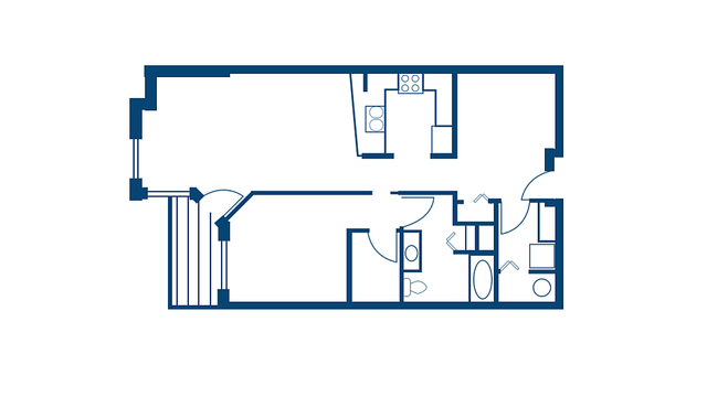 Westwater Floorplan Units 209, 311, 314, 315, 412, 415, 416, 510, 513, & 514