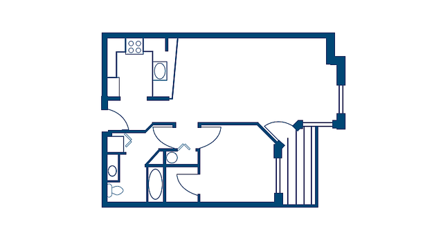 Westwater Floorplan Units 104, 201, 301, 401, & 501