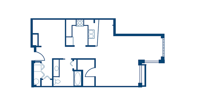 Westwater Floorplan Unit 204
