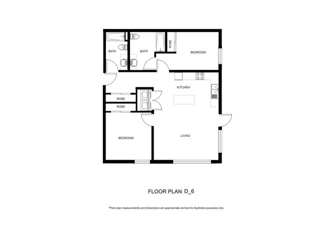 Two Bedroom Floorplan
