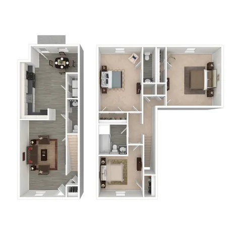 3 Bedroom, 1.5 Bathroom