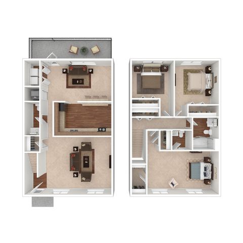 3 BR TH