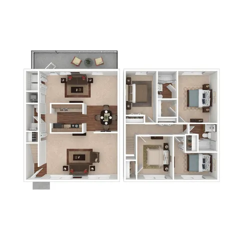 4 BR TH