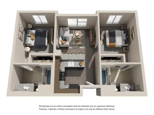 Two Bedroom Floorplan