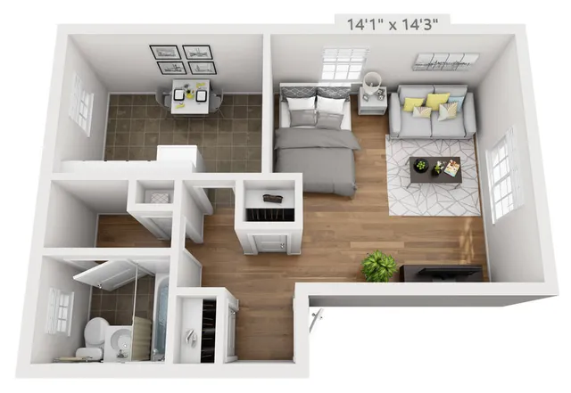 Studio Floorplan