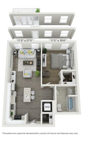 1BR Floorplan