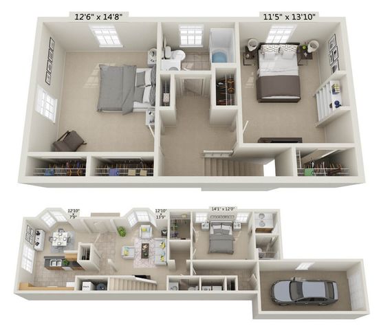 3BR Townhome