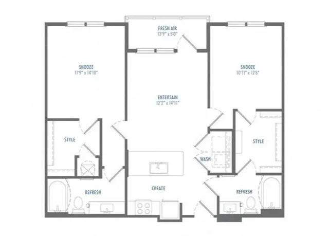 two bedroom home