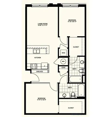 colony village b11 floor plan