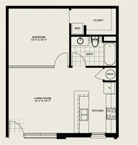 Colony Village A1 Floor Plan