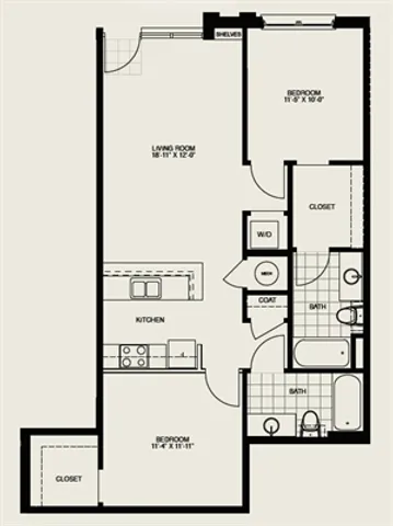 Colony Village B12 Floor Plan