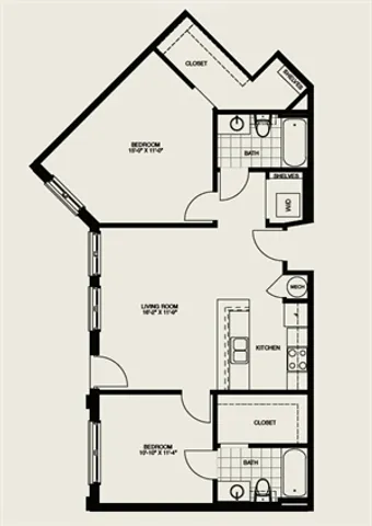 Colony Village B16 Floor Plan