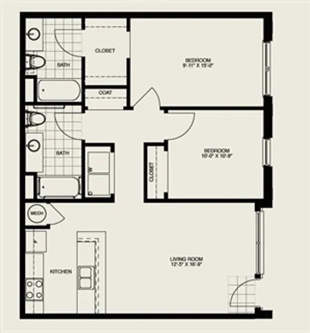 Colony Village B4 Floor Plan