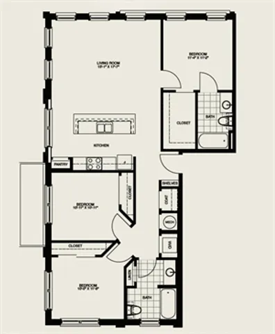 Colony Village C2 Floor Plan
