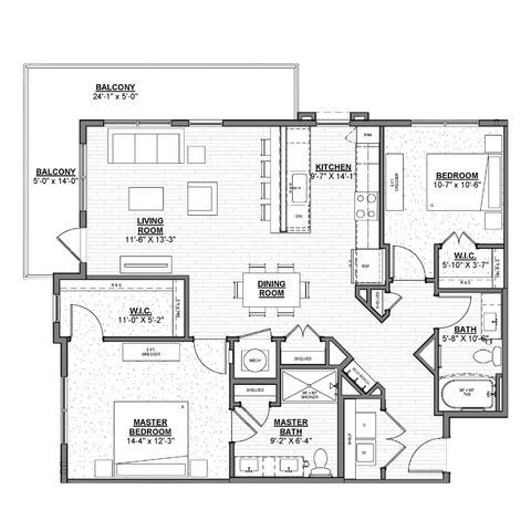 Ellison at The Exchange - Floorplan