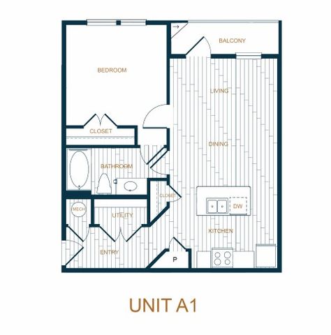 Neuhaus Lake Worth - Unit A1 Floorplan