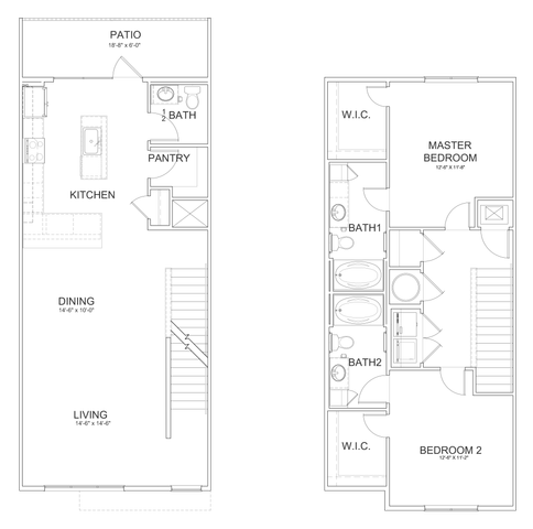 Cobalt - Two-Story Floor Plan