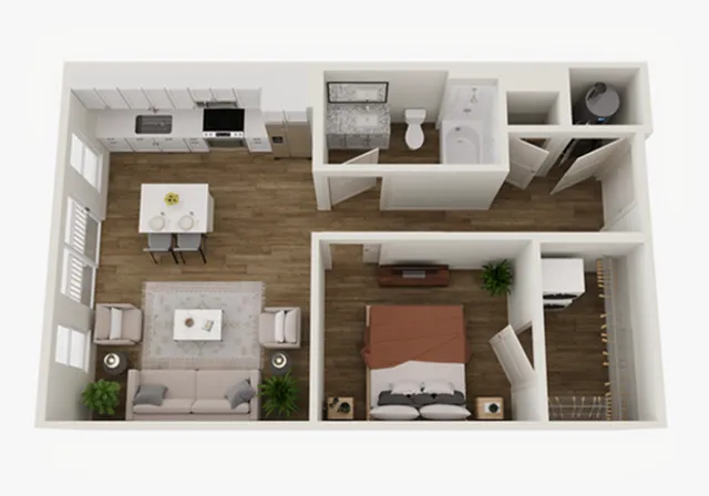 apartment floor plan