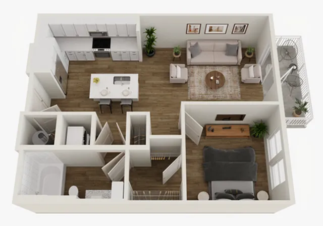 apartment floor plan