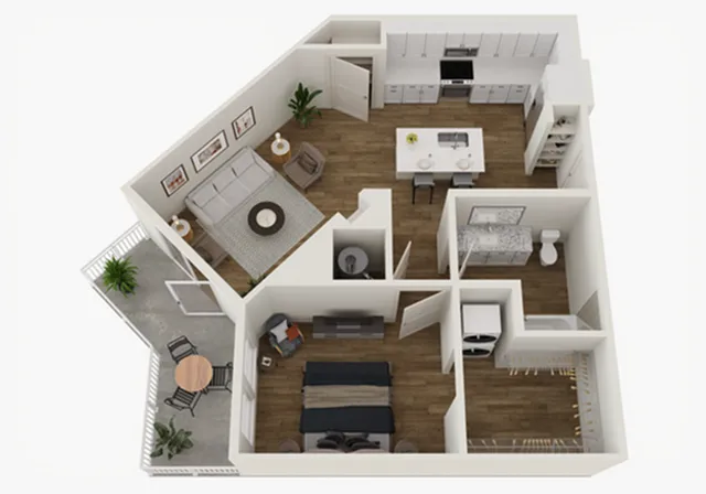 apartment floor plan