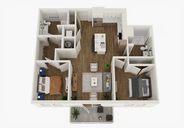 apartment floor plan
