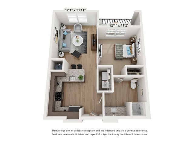 One Bed One Bath