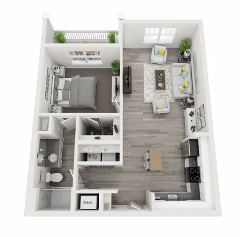 The Marbry, 1 Bed, 1 Bath