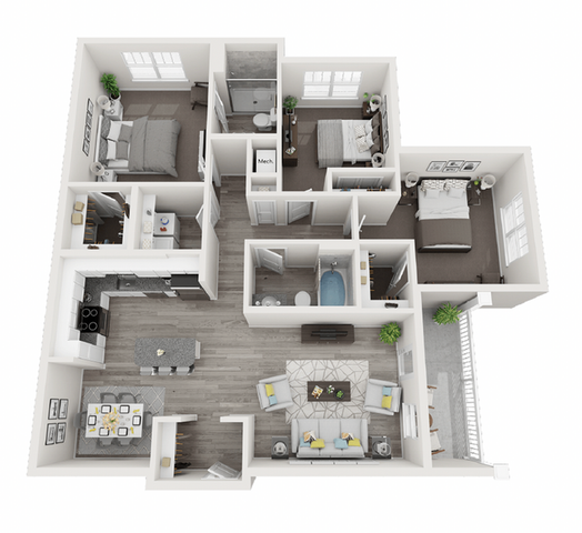 The Marquis, 3 Bed, 2 Bath