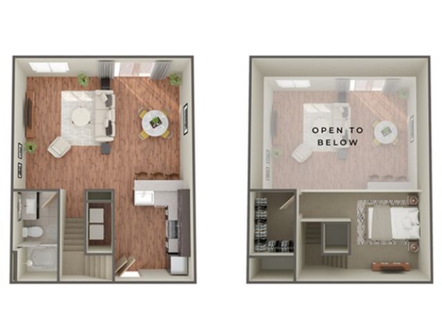 1 Bedroom Floor Plan | Luxury Apartments In Birmingham AL | Station 121