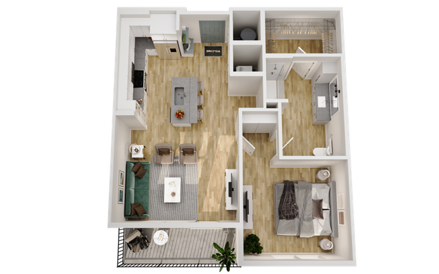 Ellison Mallard Creek - Apartment Floorplan