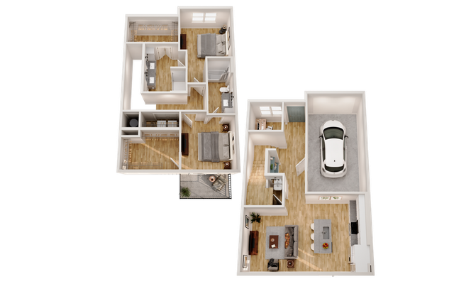 Ellison Mallard Creek - Two-Story Floor Plan