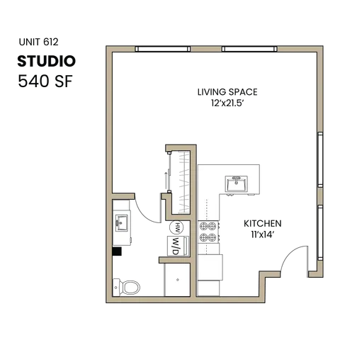 612 Floor Plan