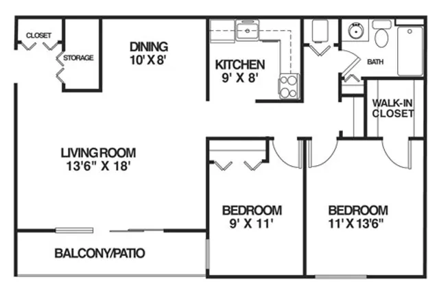 2 Bedroom