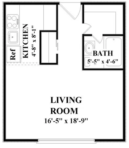 0E1 - Efficiency, 1 Bath