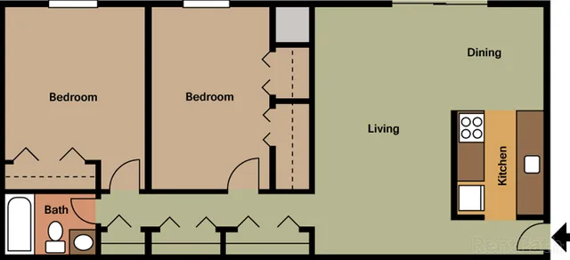 2 Bedroom
