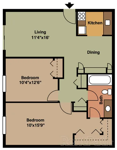 2 Bedroom Earl