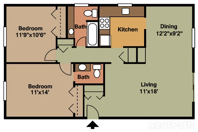 2 Bedroom Drake
