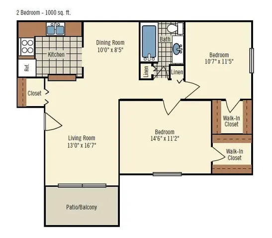 2 Bedroom