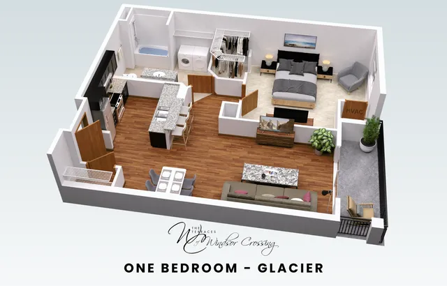 Glacier 3D Floor Plan
