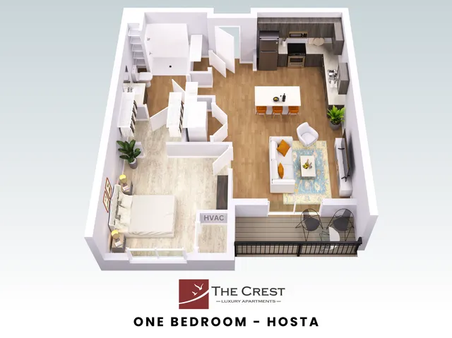 Hosta Floor Plan 3D